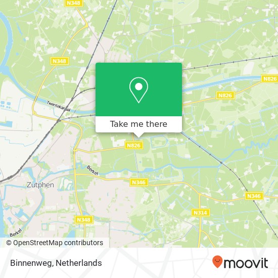 Binnenweg map