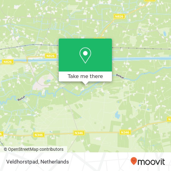 Veldhorstpad map