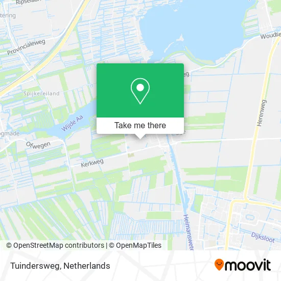 Tuindersweg map