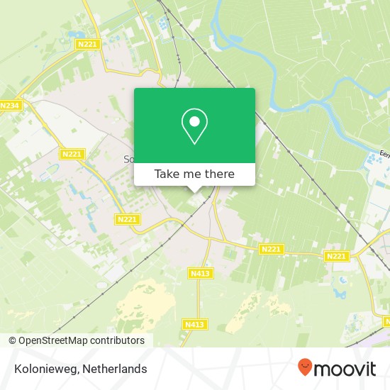 Kolonieweg map