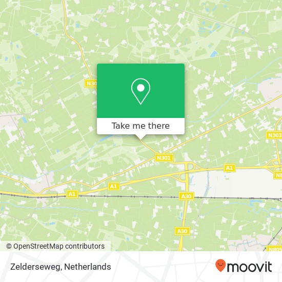 Zelderseweg map