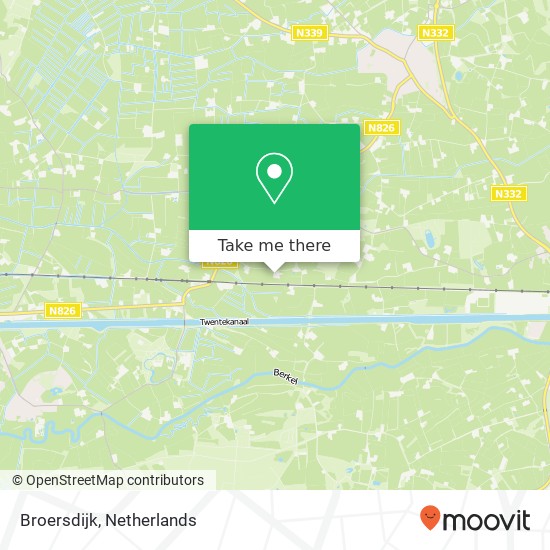 Broersdijk map