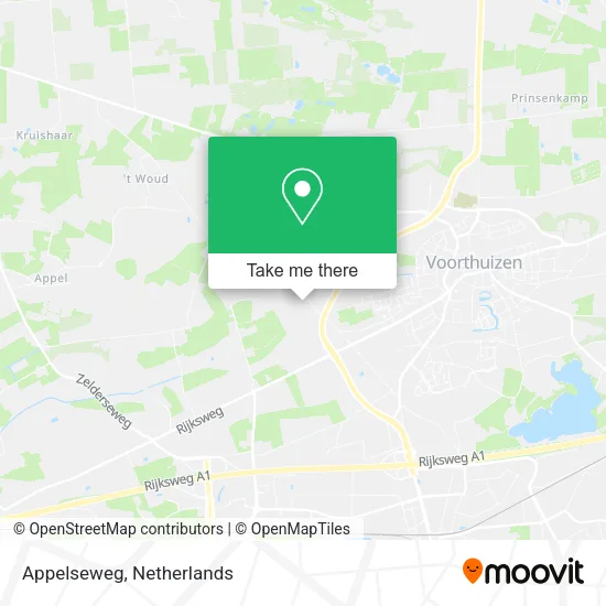 Appelseweg map