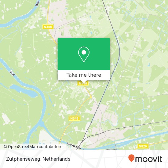 Zutphenseweg map