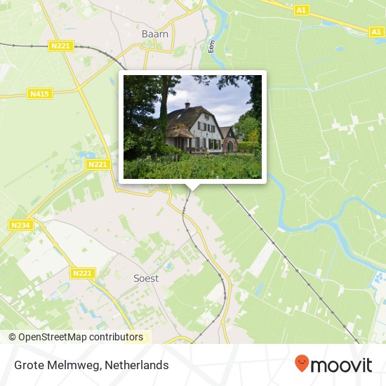 Grote Melmweg map