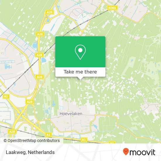 Laakweg map