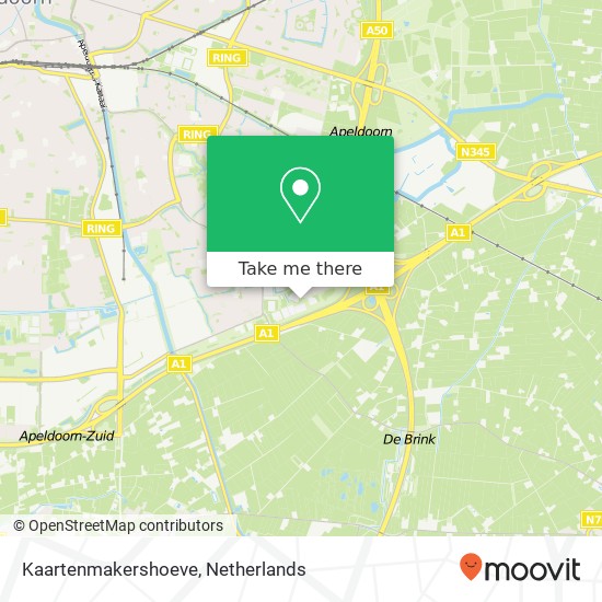 Kaartenmakershoeve map