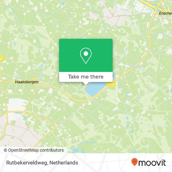 Rutbekerveldweg map