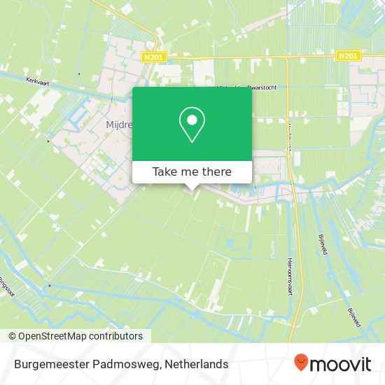 Burgemeester Padmosweg map