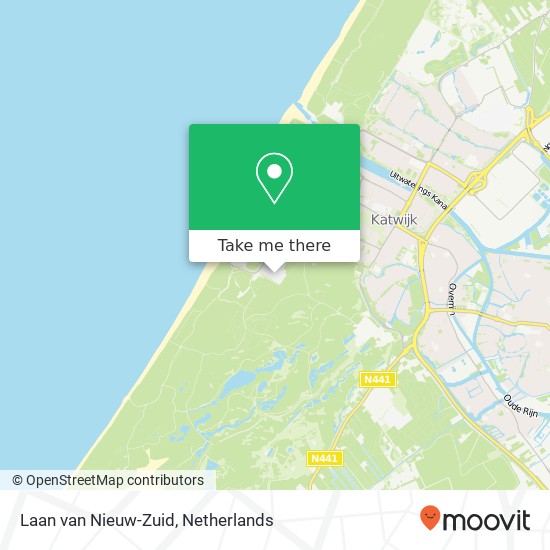 Laan van Nieuw-Zuid map