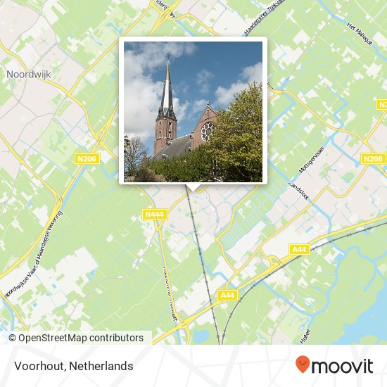 Voorhout map