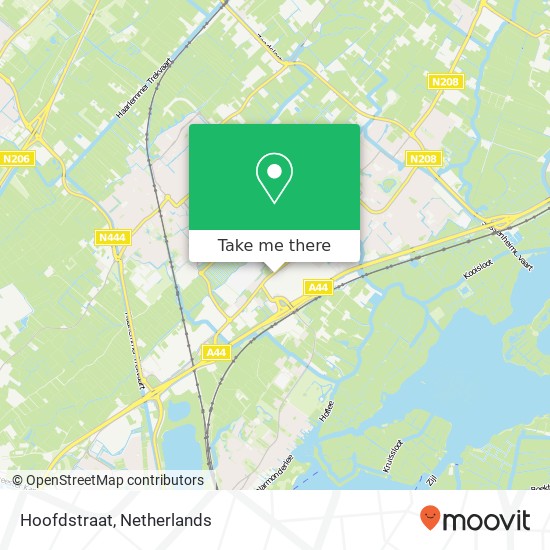 Hoofdstraat map