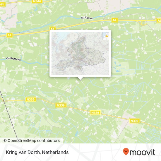 Kring van Dorth map