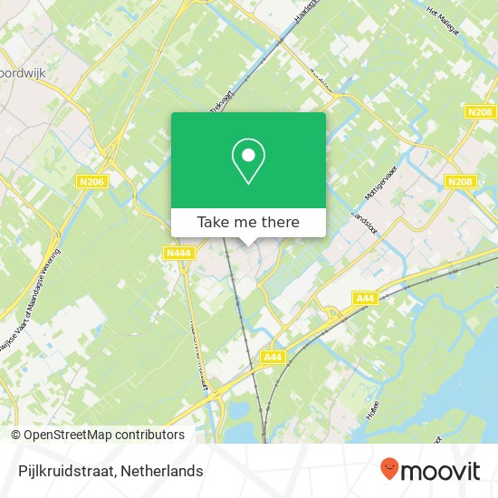 Pijlkruidstraat map