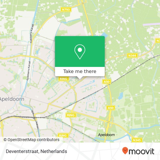 Deventerstraat map