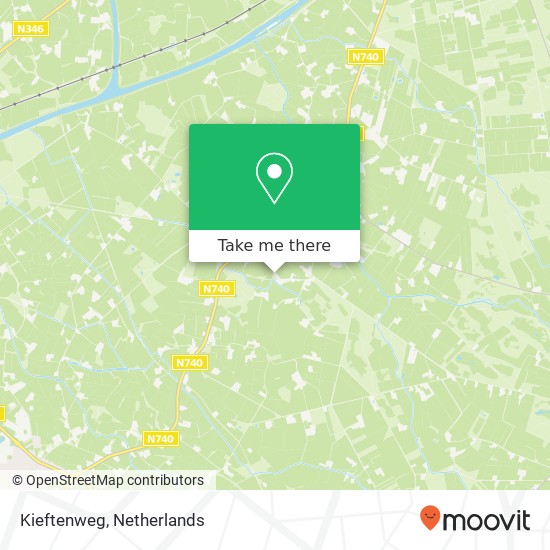 Kieftenweg map