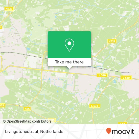 Livingstonestraat map