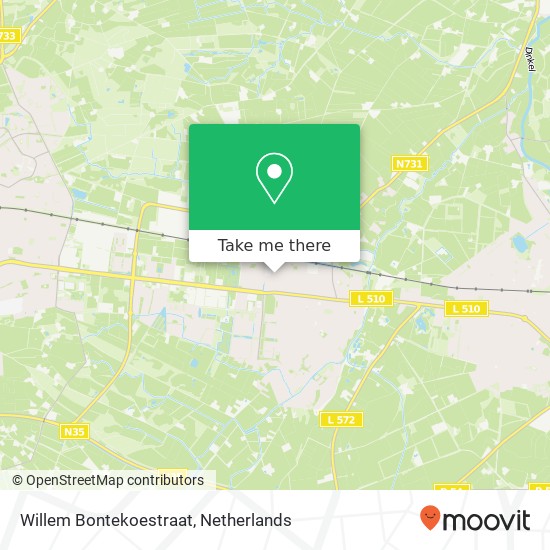 Willem Bontekoestraat Karte