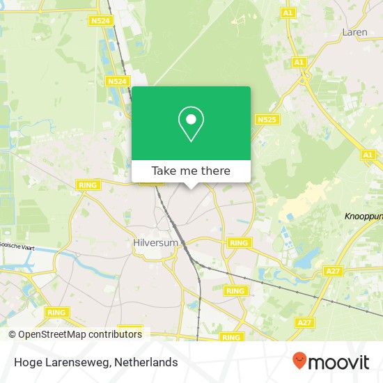 Hoge Larenseweg Karte