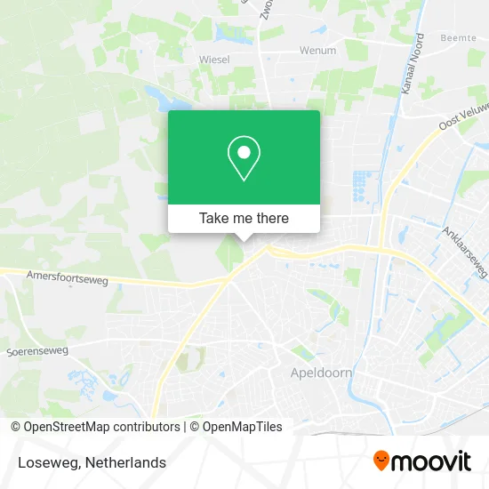 Loseweg map