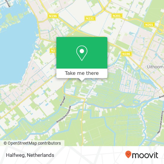 Halfweg map