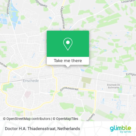 Doctor H.A. Thiadensstraat map