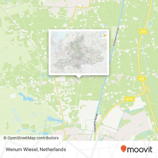 Wenum Wiesel map