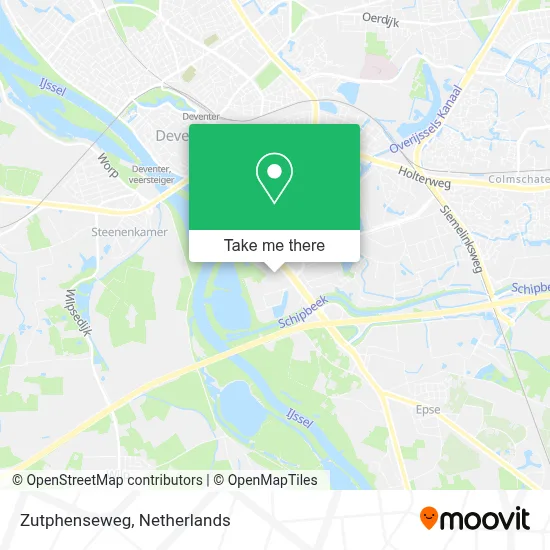 Zutphenseweg map