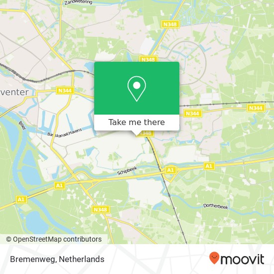 Bremenweg map