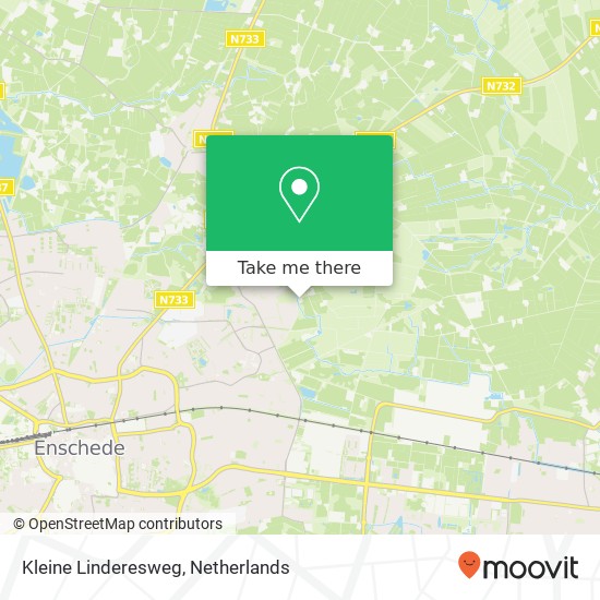 Kleine Linderesweg map