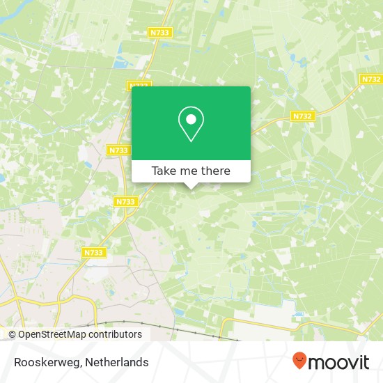 Rooskerweg map