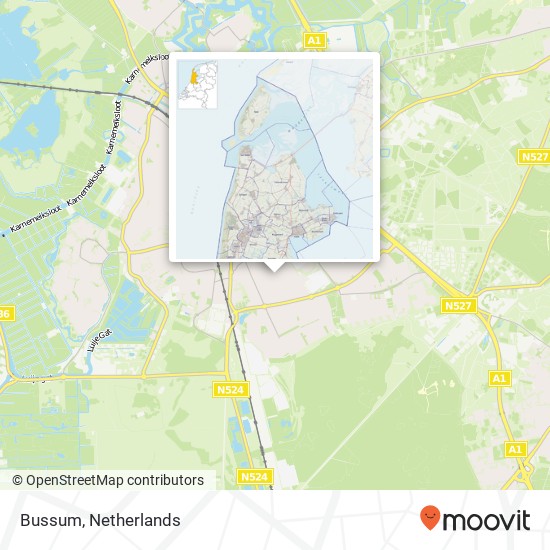 Bussum map