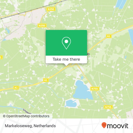 Markeloseweg map