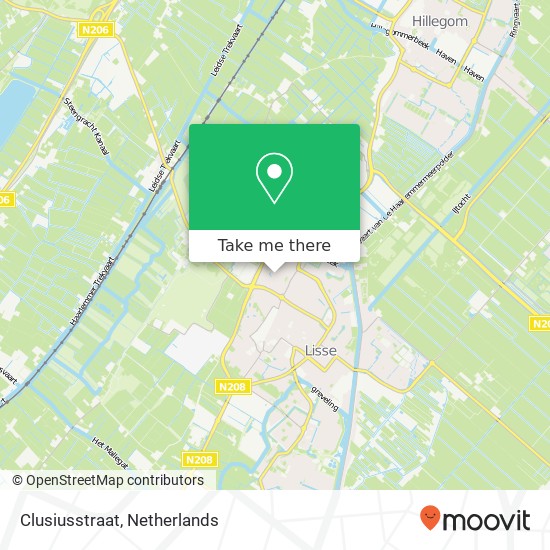 Clusiusstraat map