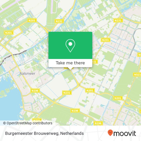 Burgemeester Brouwerweg map