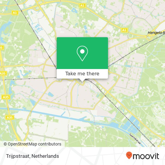 Trijpstraat map