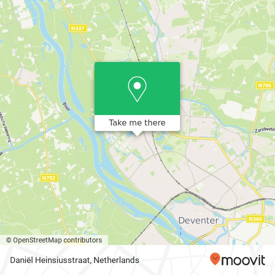 Daniël Heinsiusstraat map