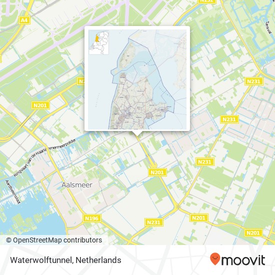 Waterwolftunnel map