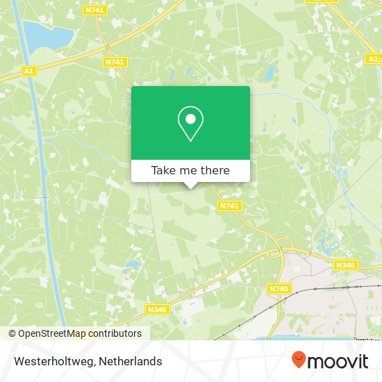 Westerholtweg map