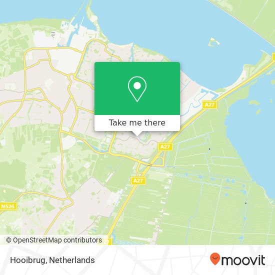 Hooibrug map