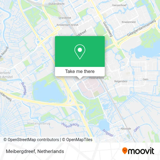 Meibergdreef map