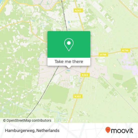 Hamburgerweg map