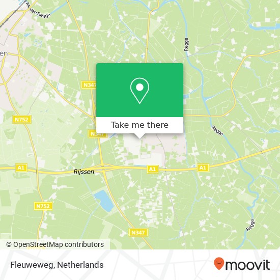 Fleuweweg map