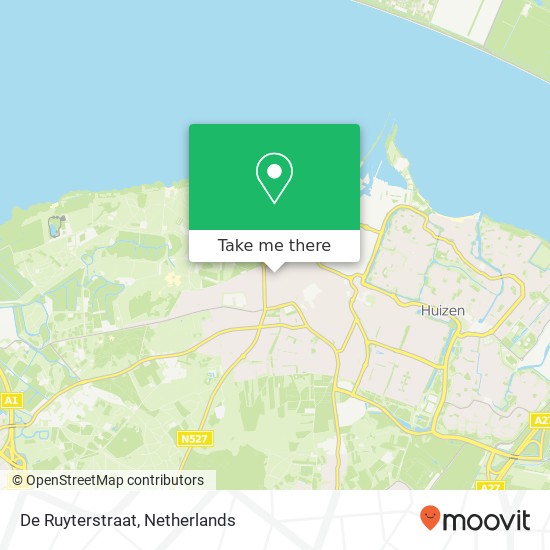 De Ruyterstraat map