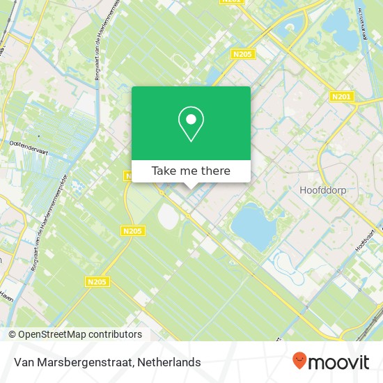 Van Marsbergenstraat map