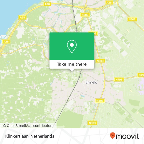 Klinkertlaan map