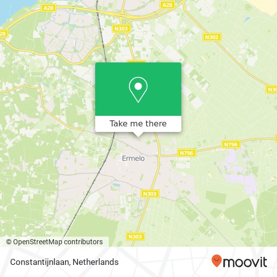 Constantijnlaan map