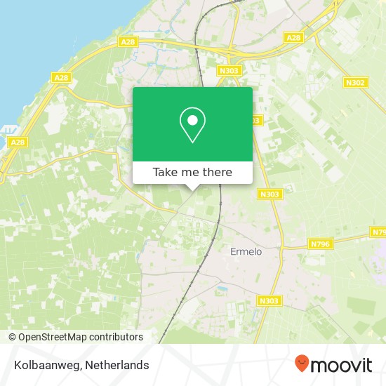 Kolbaanweg map