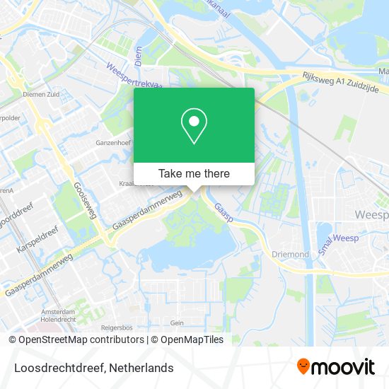 Loosdrechtdreef map