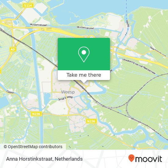 Anna Horstinkstraat map